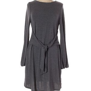 Red Dress Boutique Grey Work Shift Tie Dress